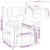 Massage Chair Black Fabric - Extra Image