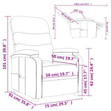 Massage Chair Cream Faux Leather
