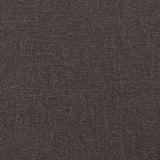 Massage Chair Dark Brown Fabric