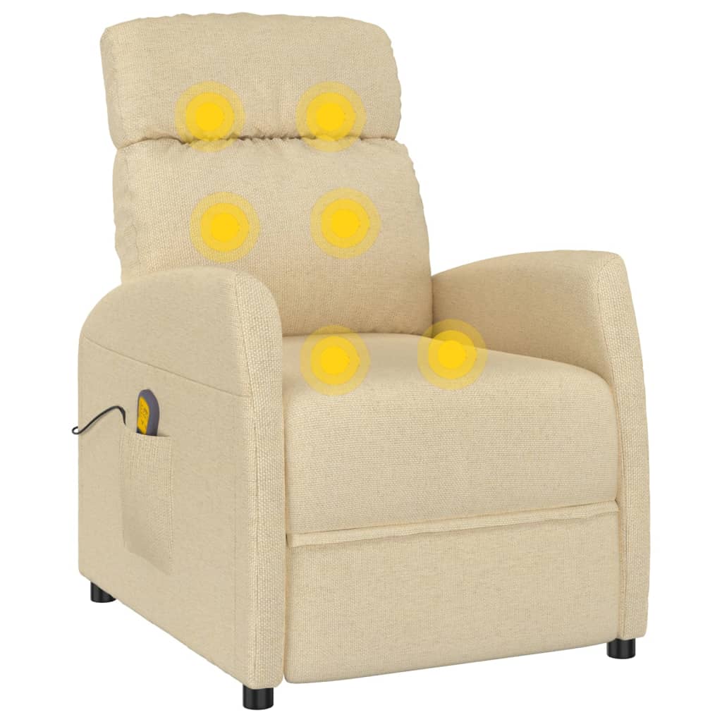 Massage Chair Cream Fabric