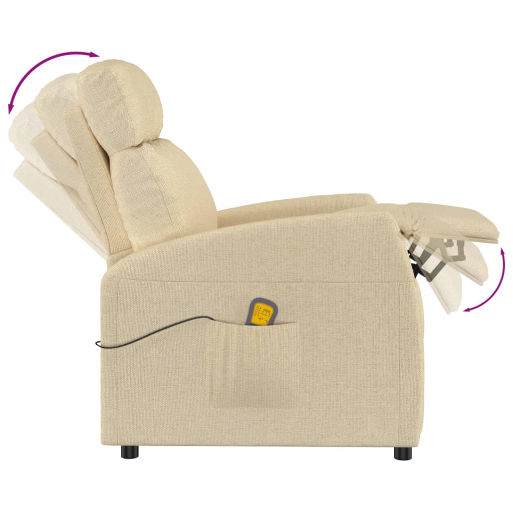 Massage Chair Cream Fabric