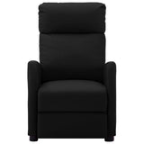 Massage Chair Black Faux Leather - Front View