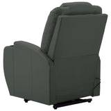 Stand up Massage Chair Anthracite Faux Leather - 45-Degree Angle