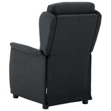 Recliner Chair Dark Grey Fabric