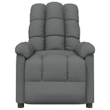 Recliner Chair Dark Grey Fabric