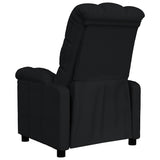 Recliner Chair Black Fabric - 45-Degree Angle