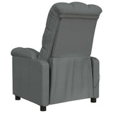 Massage Chair Dark Grey Fabric - 45-Degree Angle