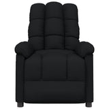 Massage Chair Black Fabric - Side View
