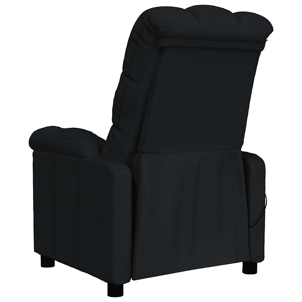 Massage Chair Black Fabric