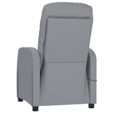 Massage Chair Light Grey Fabric - 45-Degree Angle