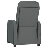 Massage Chair Dark Grey Fabric - 45-Degree Angle