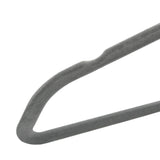 20 pcs Clothes Hanger Set Anti-slip Grey Velvet - Rear View