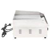 Electric Griddle Stainless Steel 4400 W 71x43x23.5 cm - 45-Degree Angle