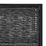 2-Seater Sofa with Cushions Anthracite Poly Rattan - Close-Up Angle