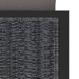Right Corner Sofa with Cushion Anthracite Poly Rattan