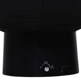 Snowing Christmas Tree with Umbrella Base Black 75 cm PVC - Low Angle