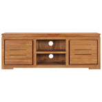 TV Cabinet 110x30x40 cm Solid Teak Wood