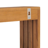 Wall-mounted Towel Rack 35x20x35 cm Solid Teak Wood - 45-Degree Angle