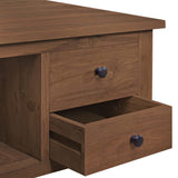 Coffee Table 68x68x33 cm Solid Teak Wood - Close-Up Angle