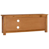 TV Cabinet 100x30x40 cm Solid Teak Wood - 45-Degree Angle