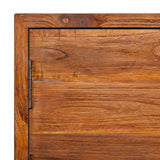 Wall-mounted TV Cabinet 90x30x30 cm Solid Teak Wood - Low Angle