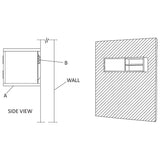 Wall-mounted TV Cabinet 90x30x30 cm Solid Teak Wood - Extra Image