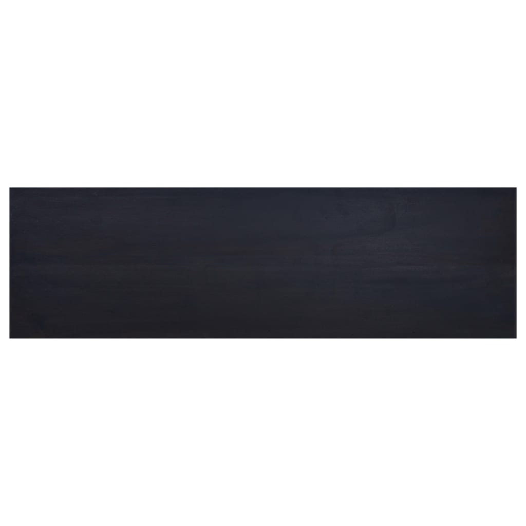 TV Cabinet Light Black Coffee 100x30x45 cm Solid Mahogany Wood