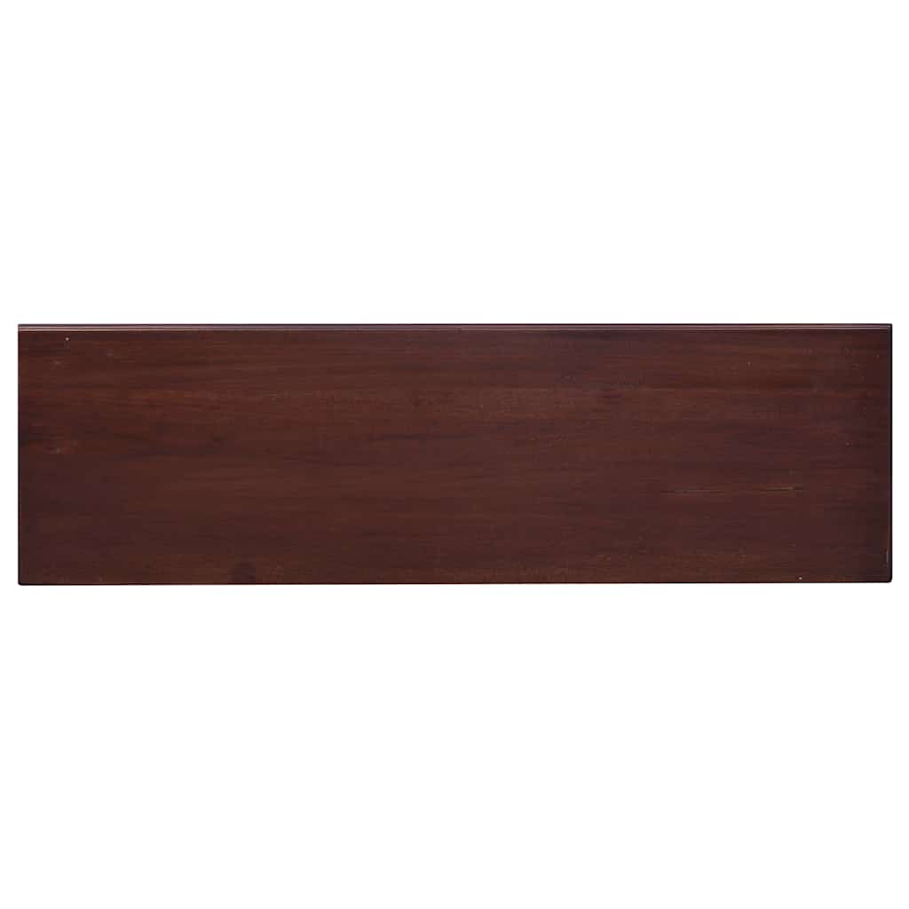 TV Cabinet Classical Brown 100x30x45 cm Solid Mahogany Wood