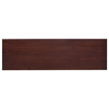 TV Cabinet Classical Brown 100x30x45 cm Solid Mahogany Wood