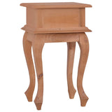 Bedside Table 35x30x60 cm Solid Mahogany Wood - 45-Degree Angle
