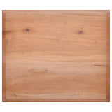 Bedside Table 35x30x60 cm Solid Mahogany Wood - Rear View
