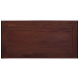 Coffee Table Classical Brown 100x50x30 cm Solid Mahogany Wood