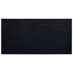 Coffee Table Light Black Coffee 100x50x30 cm Solid Mahogany Wood