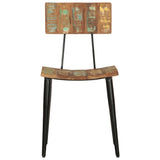 Dining Chairs 2 pcs Solid Reclaimed Wood - Top-Down View