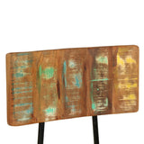 Dining Chairs 2 pcs Solid Reclaimed Wood - Close-Up Angle