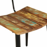 Dining Chairs 2 pcs Solid Reclaimed Wood - Extra Image