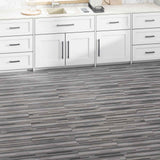 Flooring Planks 5,02 m² 36 pcs PVC Striped grey