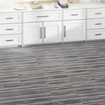 Flooring Planks Striped grey 5,02 m² 36 pcs PVC