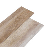 PVC Flooring Planks 5.02 m² 2 mm Self-adhesive Wood Wash - Front View