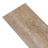 PVC Flooring Planks 5.02 m² 2 mm Self-adhesive Wood Wash - Top-Down View