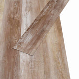 Flooring Planks 5,02 m² 36 pcs PVC Wood washed - Top-Down View