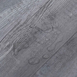Flooring Planks 5,02 m² 36 pcs PVC Matte wood grey - Rear View