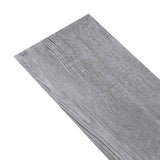 Flooring Planks 5,02 m² 36 pcs PVC Matte wood grey - Side View