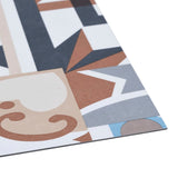 PVC Flooring Plank Self-adhesive 5.11 m² Mono Pattern - Top-Down View