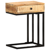 U-Shaped Side Table 45x30x61 cm Solid Mango Wood - Extra Image