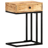 U-Shaped Side Table 45x30x61 cm Solid Mango Wood
