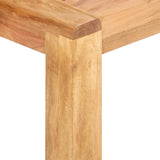 Coffee Table 110x60x35 cm Solid Acacia Wood in Honey Finish - 45-Degree Angle