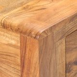 Console Table 110x40x76 cm Solid Acacia Wood Honey Finish - 45-Degree Angle