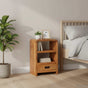 Bedside Table 40x30x60 cm Solid Acacia Wood Honey Finish