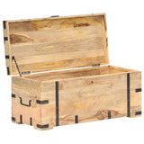 Chest 90x40x40 cm Solid Mango Wood - Front View